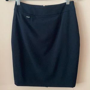 Calvin Klein Navy Pencil Skirt
